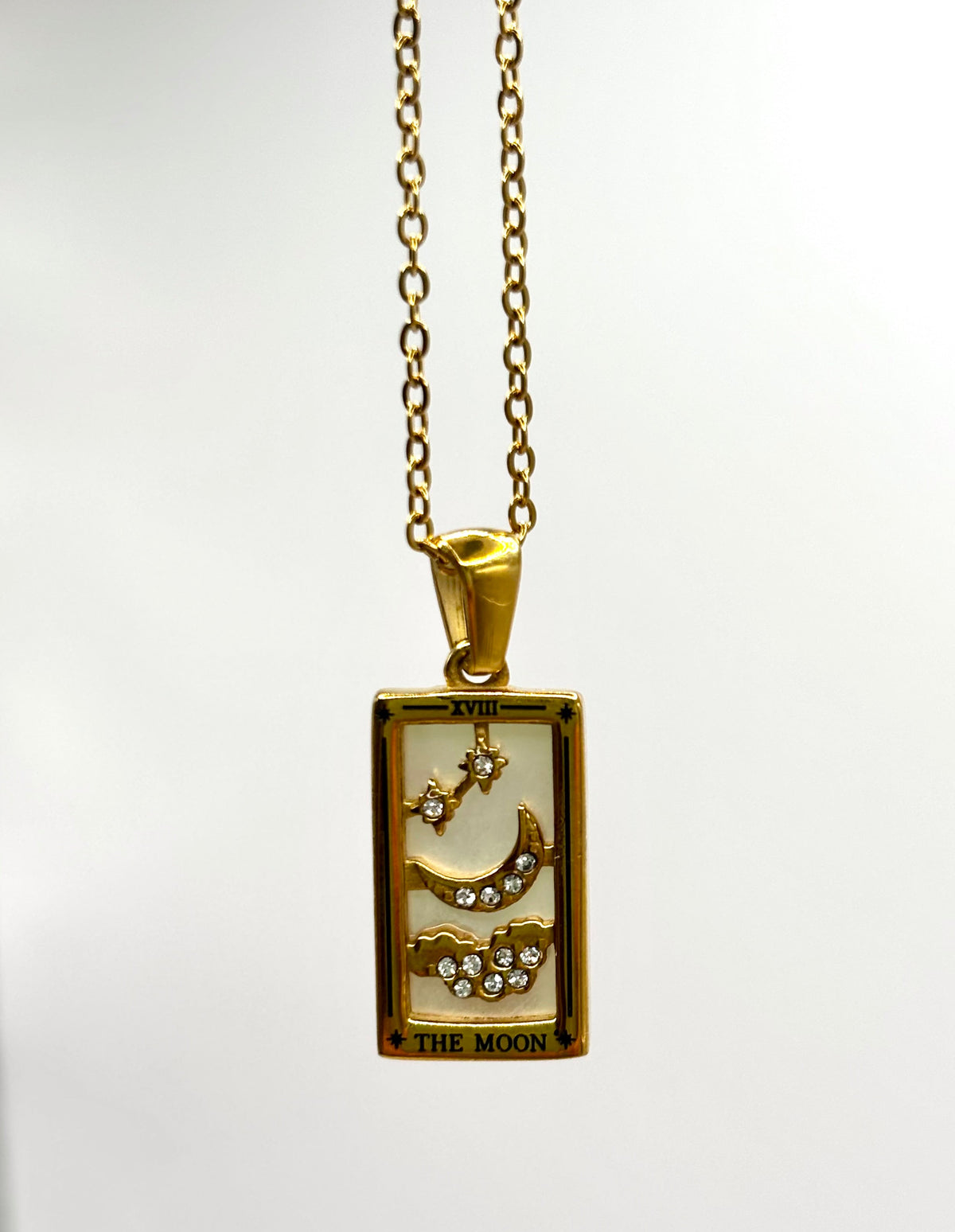 The Moon Tarot Necklace