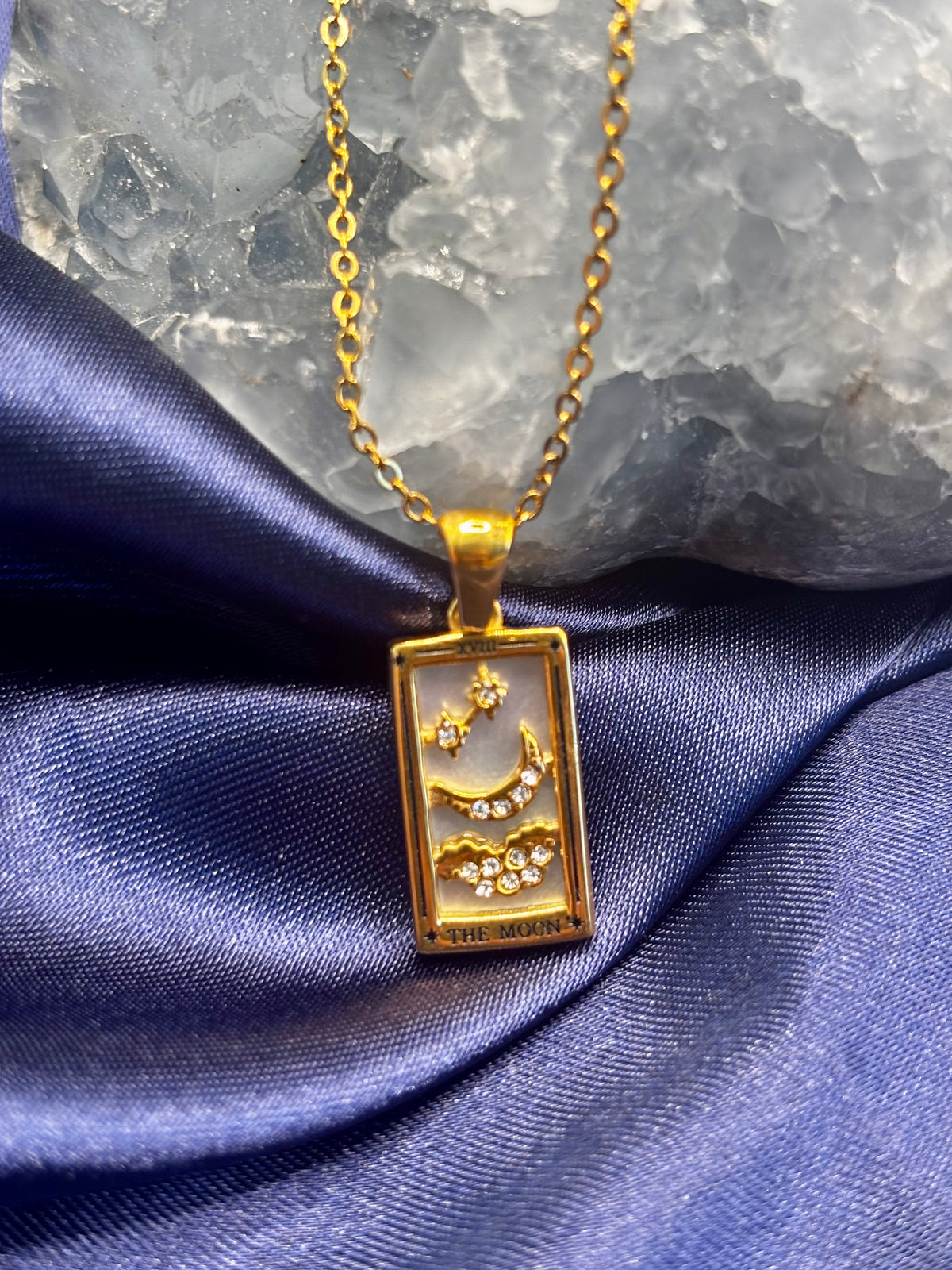The Moon Tarot Necklace