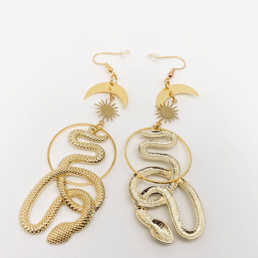 The Serpent’s Orbit Earrings