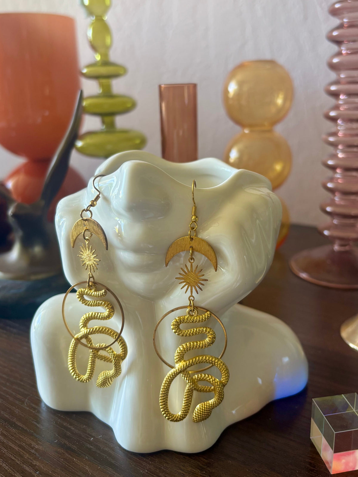 The Serpent’s Orbit Earrings