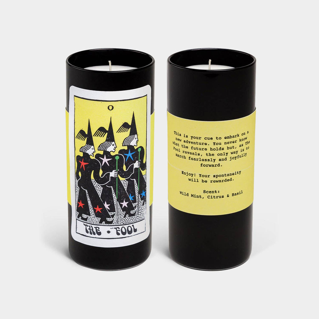 The Fool Intuitive Tarot Candle (Spontaneity • New Beginnings)
