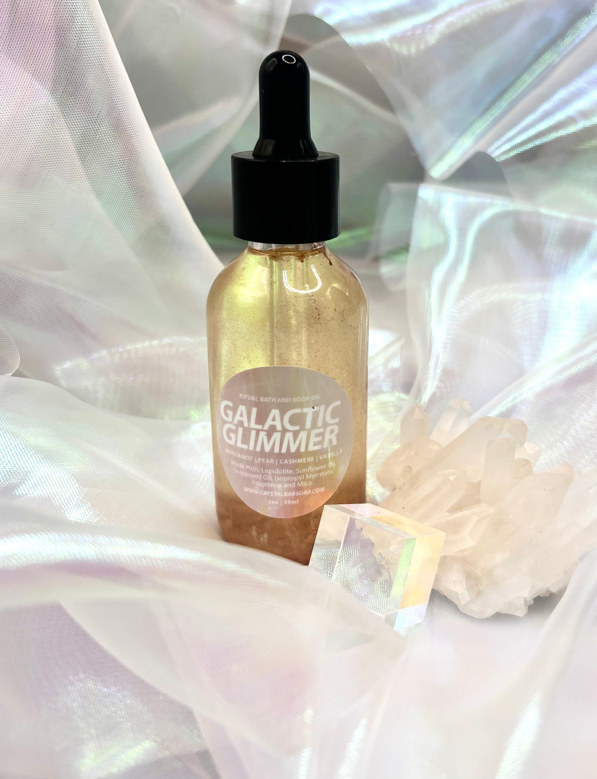 Galactic Glimmer Oil - Crystal-Infused (2 oz.)