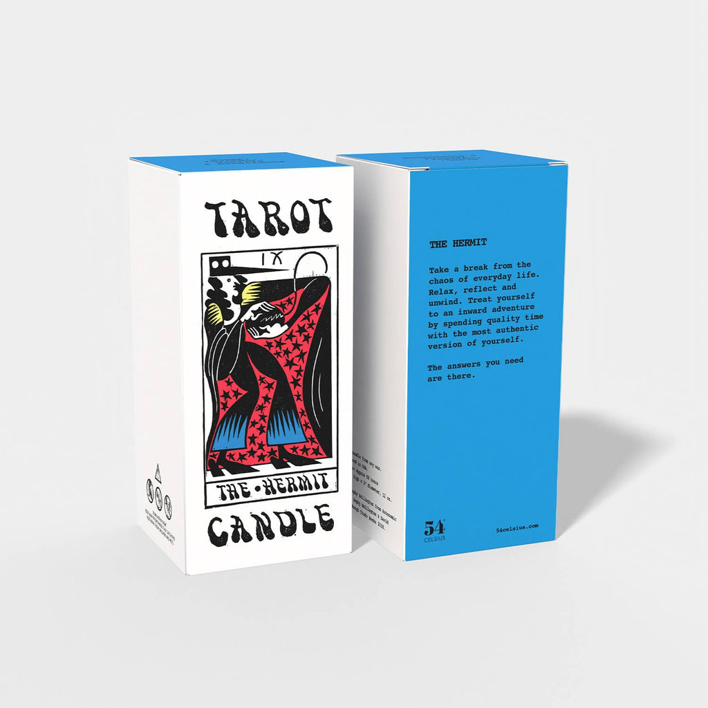 The Hermit Intuitive Tarot Candle (Reflection • Inner Wisdom)