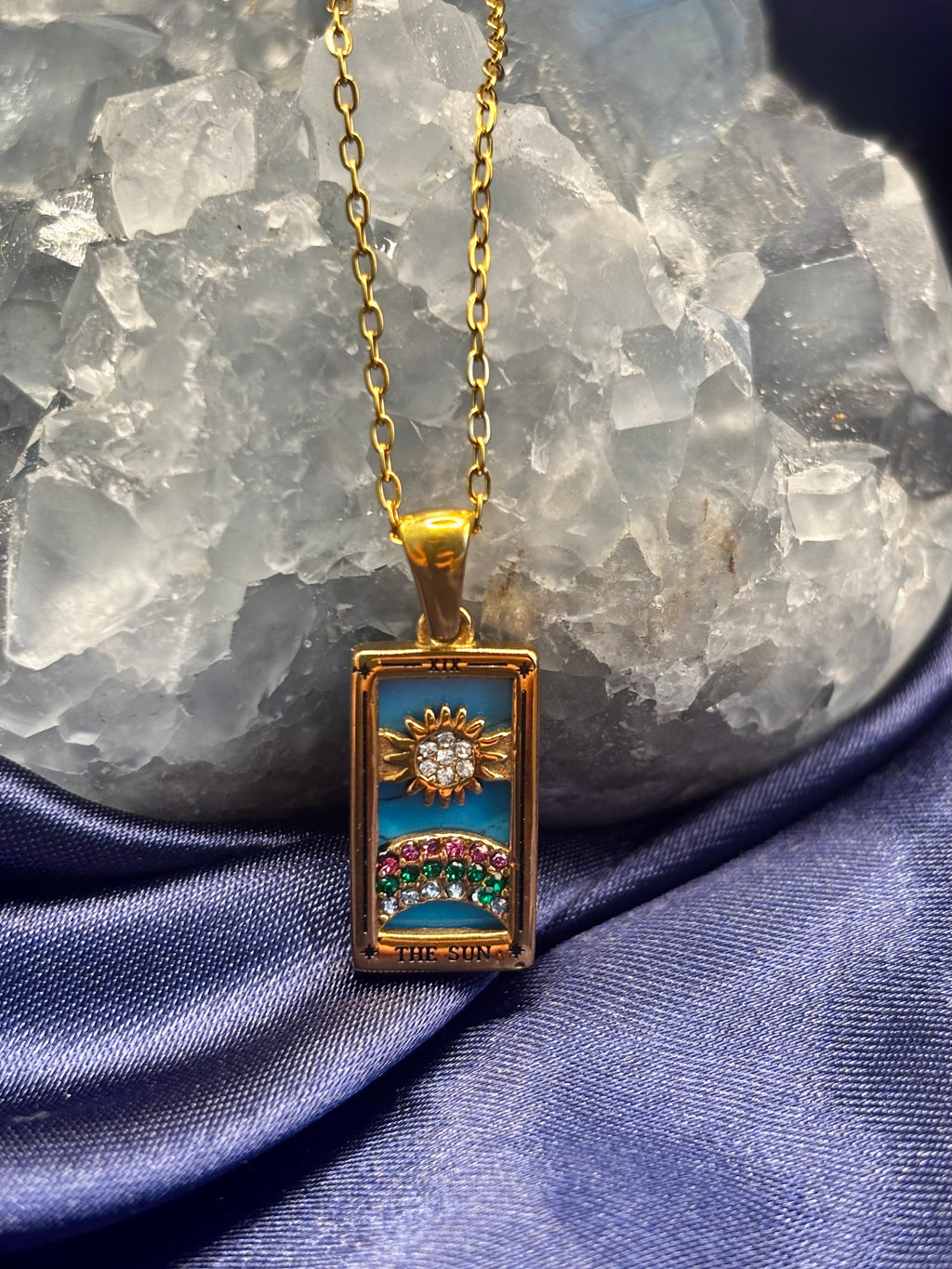The Sun Tarot Necklace