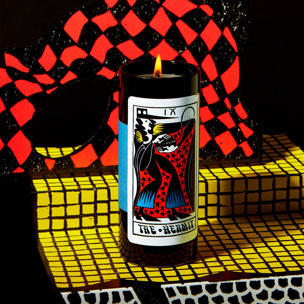 The Hermit Intuitive Tarot Candle (Reflection • Inner Wisdom)