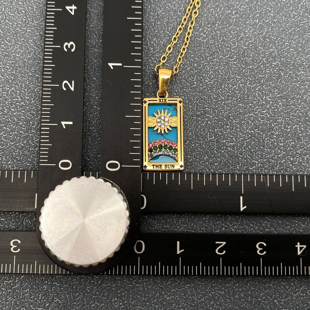 The Sun Tarot Necklace