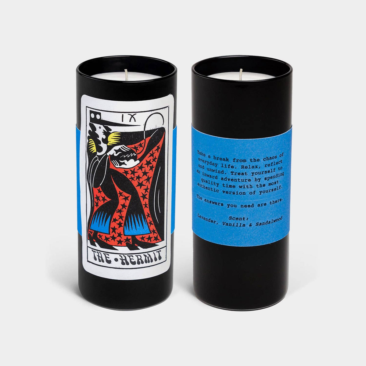 The Hermit Intuitive Tarot Candle (Reflection • Inner Wisdom)